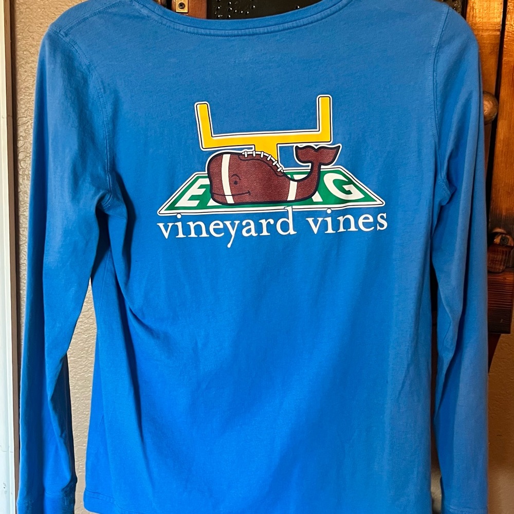 Vineyard Vines Football Tee.